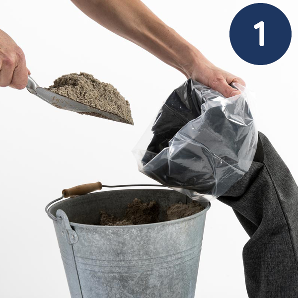 Baser orginial or orginial parasol assembly guide step 1 fill sandbags